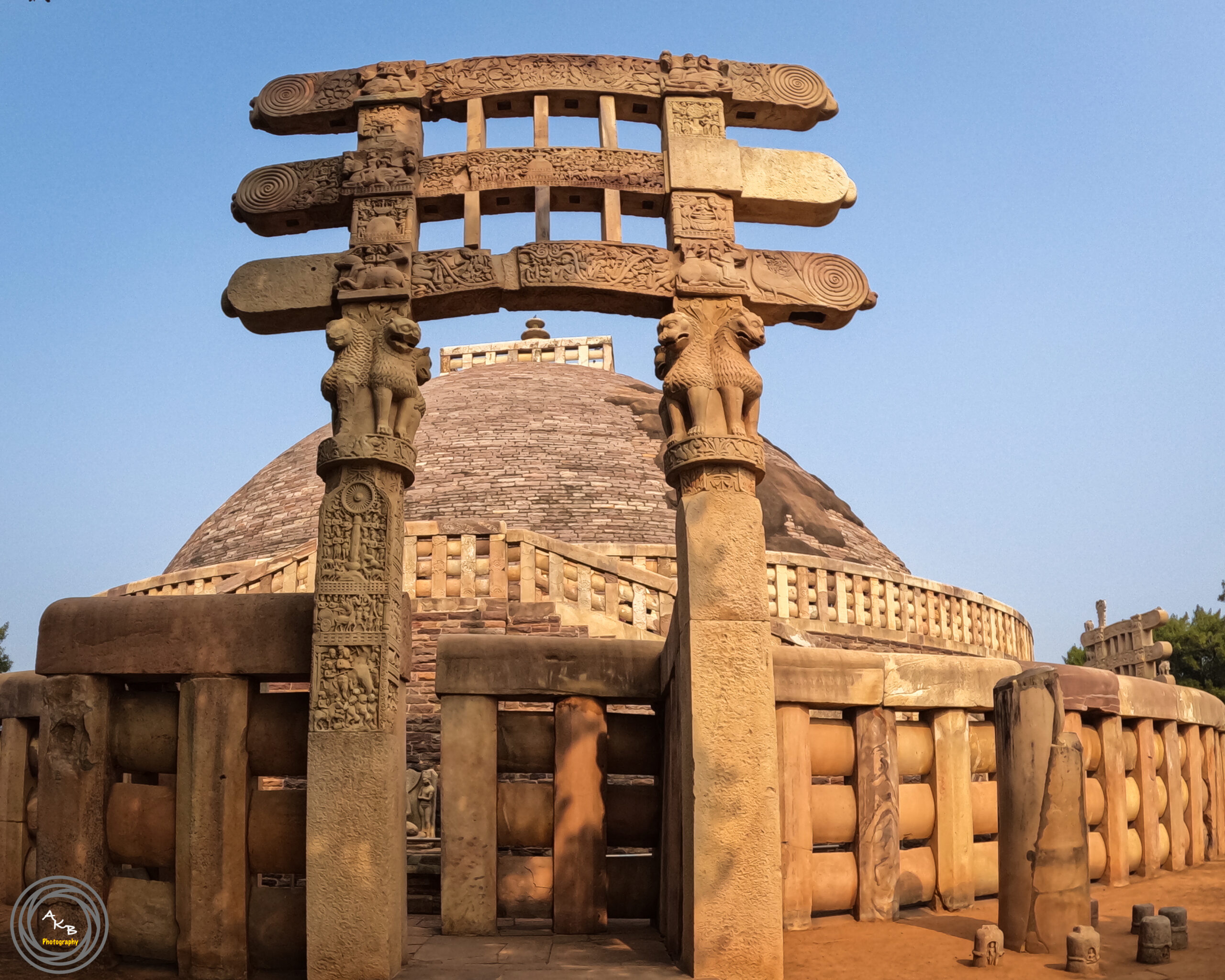 The Southern Gate of the Great Sanchi Stupa